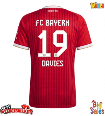 Bayern Munich Alphonso Davies #19 Replica Home Stadium Shirt for Women 2026-27 Short Sleeve